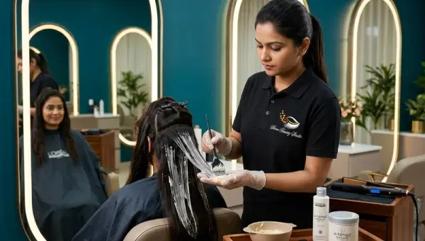Hair Botox in Surat at Shree Beauty Studio Katargam Surat